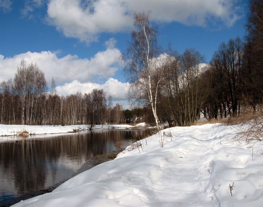 Реки в марте