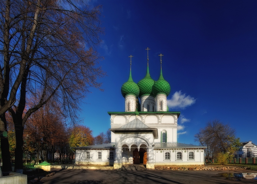 Ярославская церковь божья. Феодоровский храм Ярославль. Церковь Федоровской Богоматери Ярославль.