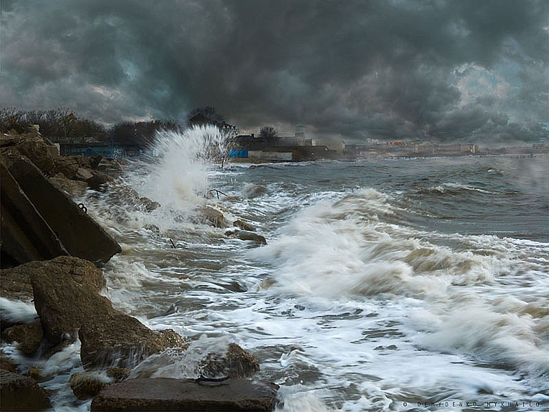 Черное море шторм сейчас