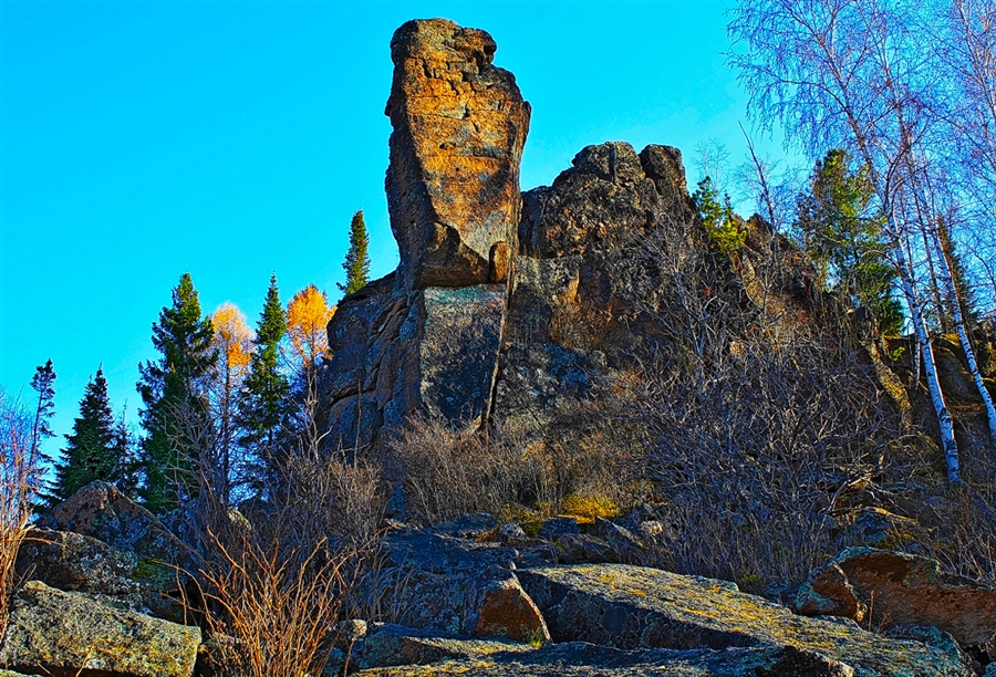 Как нарисовать заповедник столбы