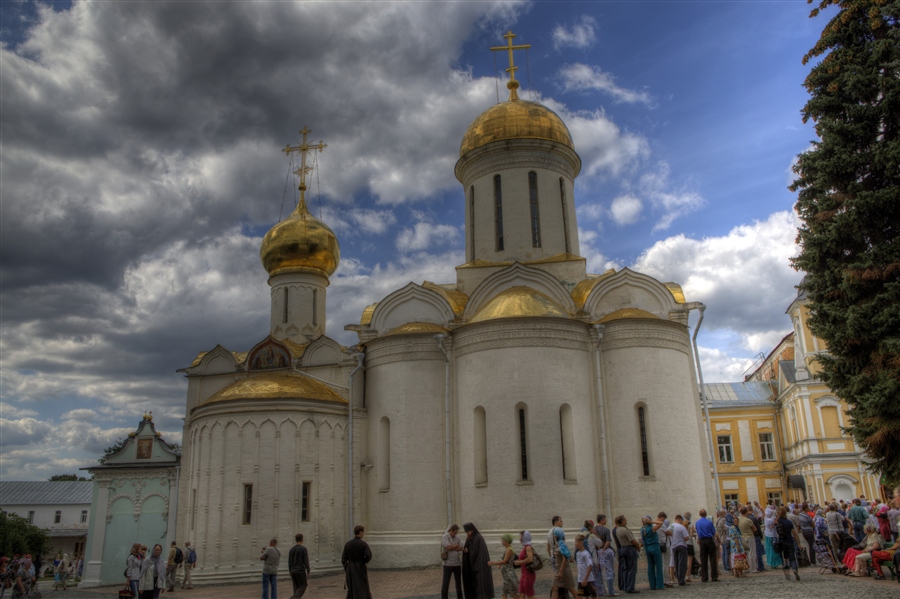 Троицкий собор Троице Сергиево Лавре купол